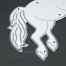 Horse Cutting Dies Stencil DIY Scrapbook Album Card Paper Embossing Craft Gift