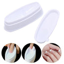 Fashion Nail Dipping French Tray Manicure Mold Nail Dip Container FTJC,a
