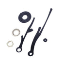 Silent Quartz Wall Clock Spindle Movement Mechanism Part Diy Repair(Black)