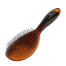 Anti-static Curved Paddle Hair Brush- Scalp Massage Cushioned Wet Dry Use