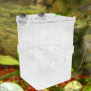 Acrylic Fish Tank Breeding Box Aquarium Double Guppies Hatching Incubator