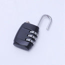 Anti-theft 3 Combination Travel Suitcase Luggage Padlock Digit Push Passwor