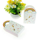 10pcs Rainbow Unicorn Gift Box Party Candy Box Packages Kids Birthday Decor  Z