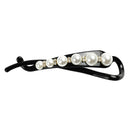 Black White Pearls Bow Banana Hair Clip Diamond Ponytail Holder Hair Clip