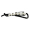 Black White Pearls Bow Banana Hair Clip Diamond Ponytail Holder Hair Clip