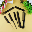 10x Black Hair Comb Professional Salon Anti Static Detangling Styling Bru NFO