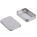 5PCS Small Rectangular Empty Metal Tins Storage Hinged Box Kit Container Storage