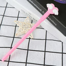 1pc cute gel pen student stationery Soft plastic cartoon pen office supplie@