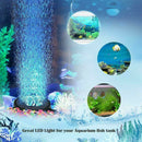 QPL-50 Emery Colorful 6 LED Round Diving Light Aquarium Light Gas Plate Light