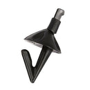 20pcs Black Fishing Bait Shields Impact Shield Bait Sea Fishing Rig Hooks B L1G3