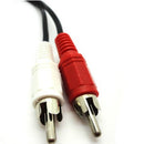 New Aux Cable Stereo Audio Extension 3.5mm Cord Female To 2 RCA Male For Speaker