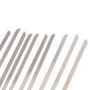 100PCS 4.6x150mm Stainless Steel Exhaust Wrap Coated Locking Cable Zip Ties