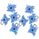 Pack Of 8pcs Window Regulator Sliding Pivot W/ Clips Fits Volvo Models