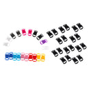 40pcs 10mm Mixed Curved Side Release Plastic Buckle for Paracord Bracelet
