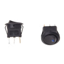 20 x LED Rocker Switch On/ Off Switch DC 12V 16mm - Blue