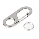 Stainless Steel Carabiner Key Chain Clip Snap Hook Karabiner Camping Keyring