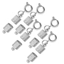 5 Set Tube Shaped Easy Magnetic Clasp Converter Lobster Closure Necklace DIY