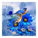 5D Blue Bird Diamond Painting Cross Stitch Mosaic Picture Needlework Decor
