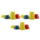 3 Sets Colorful Golf Rubber Tees Winter Foggy Day Tee Set Golf Training Aids