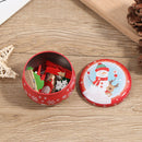 2.2OZ Christmas mini tin box Sealed jar packing boxes jewelry candy box stoS Ew