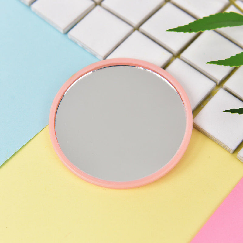 Mini Cute Mirror Lovely Portable Makeup Mirror Small Pocket Travel One Sided  Gw