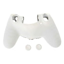 Gamepad Controller Silicone Cover Sleeve Guard Protective + 2 Grip Caps For PS4