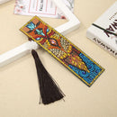 DIY Special Shaped Diamond Painting Creative Leather Bookmarks with Tassel