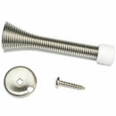 12 Pack Satin Nickel Door Stoppers - 3â…› inch Flexible Heavy Duty RustProof