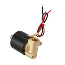 1/4" DC12V BRASS SOLENOID VALVE WATER GAS NC -5 ~ 100C NEW