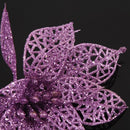 Decoration for Christmas Tree - elegant 13cm Sequin Flowers Suspended with  A9S6