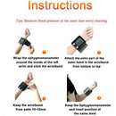 Wrist Digital Blood Pressure Monitor Automatic Sphygmomanometer Smart Medic_