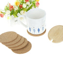 1pc Cork Wood Drink Coaster Tea Coffee Cup Mat Pads Table Decor Tableware M&E