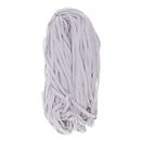 Braided Cotton Flat Cord Drawcord String for Sweater Hat Pants Belt White