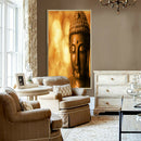 1 Panel Adhesive Abstract Buddha Unframed Paint Wall Picture Art Painting