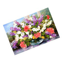 Creative Colorful Flower Ribbon Embroidery Kit Cross Stitch Painting Needle