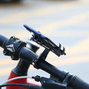 Bicycle Phone Holder Aluminum Alloy MTB Handlebar Navigation Stand (Black) A