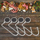 4pcs Zinc Alloy Metal Wall Hooks Table Straight Hook Bag Hanger Universal