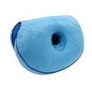 Memory Foam Donut Chair Seat Cushion Comfort Pillow for Hemorrhoids Blue
