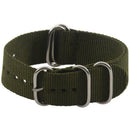 For Smart Watch Sports Nylon Watch Band Wrist Strap Bracelet, Army Green