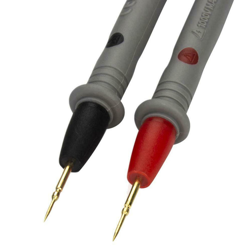 2pcs Universal Digital Multimeter Lead Probe Test Pen+2pcs Crocodile Clips A