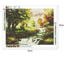 5D DIY Full Drill Diamond Painting Scenery Cross Stitch Embroidery Mosaic