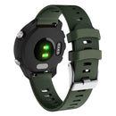 Silicone Wristband Replacement Strap for Garmin Accessories (Army Green) A