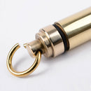 Waterproof Brass Pill Box Case Medicine Capsule Holder Outdoor Survival Intrigui