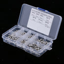 230 Pieces M3 Stainless Steel Button Head Hex Socket Screw & Hex Nuts Kit