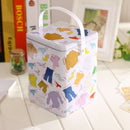 Color Washing Machine Iron Box, Portable Washing Powder Box, Iron Can, Stor N3F4