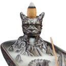 Ceramic Dragon Censer Home Decor Creative Smoke Backflow Incense Burner Inc