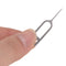 10 Pcs lovely stainless steel needle sim card tray removal eject pin key tool MO