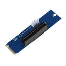 2pcs M.2 NGFF SSD to PCI-E Express 4X Converter Adapter Card Power Cable