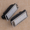 Light Number License Plate fit for Renault Clio MK III Laguna MK II 2 of 18 LEDs