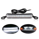 White 6000K Car LED Number Plate Light Lamp Clear Lens Durable Plastic